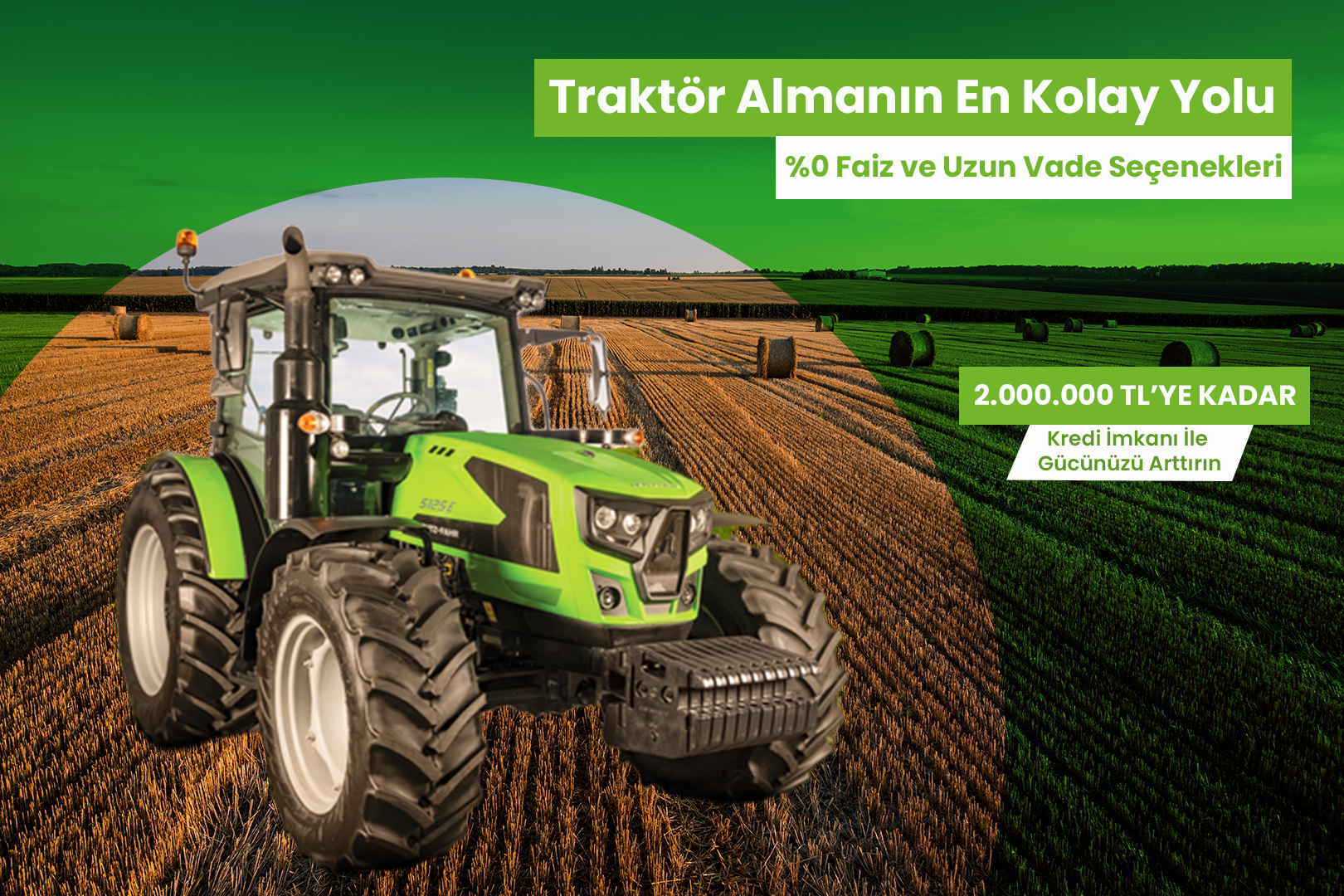Traktör Almanın En Kolay Yolu: %0 Faiz ve Uzun Vade Seçenekleri!